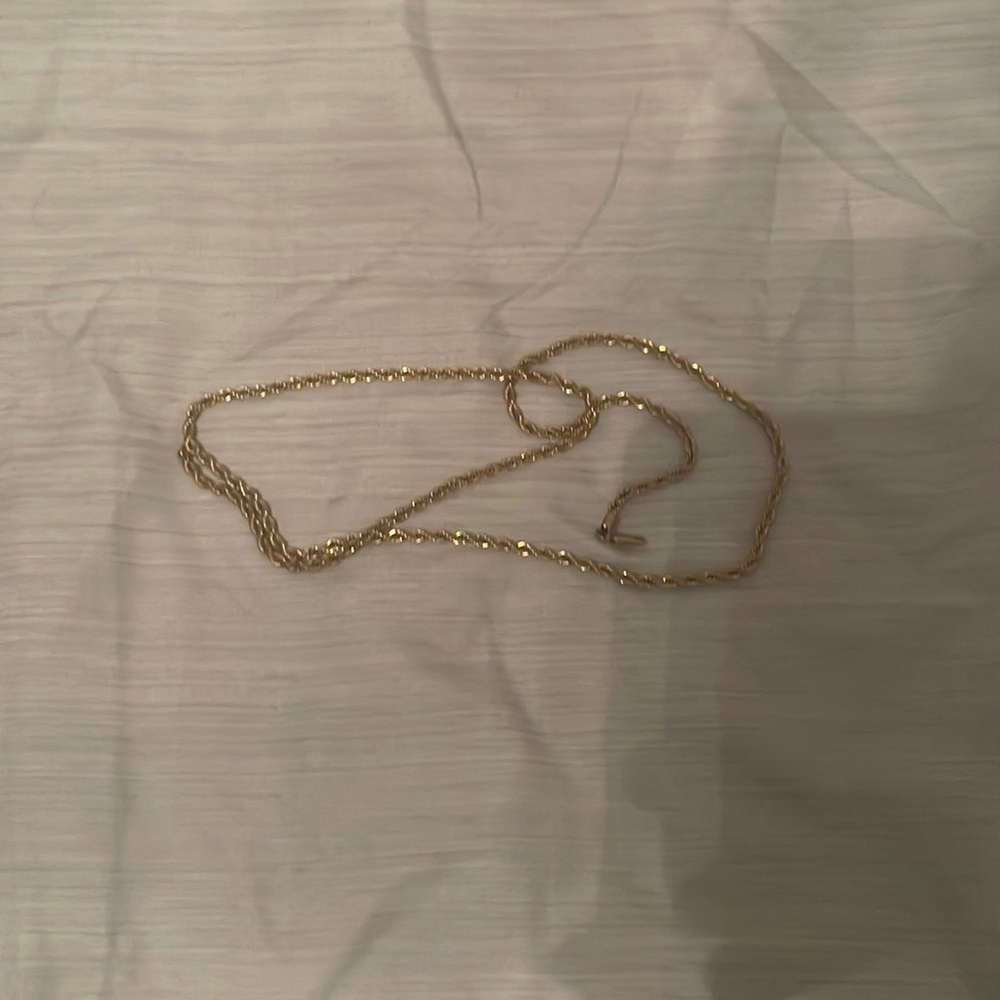 32in 10K gold plated chain